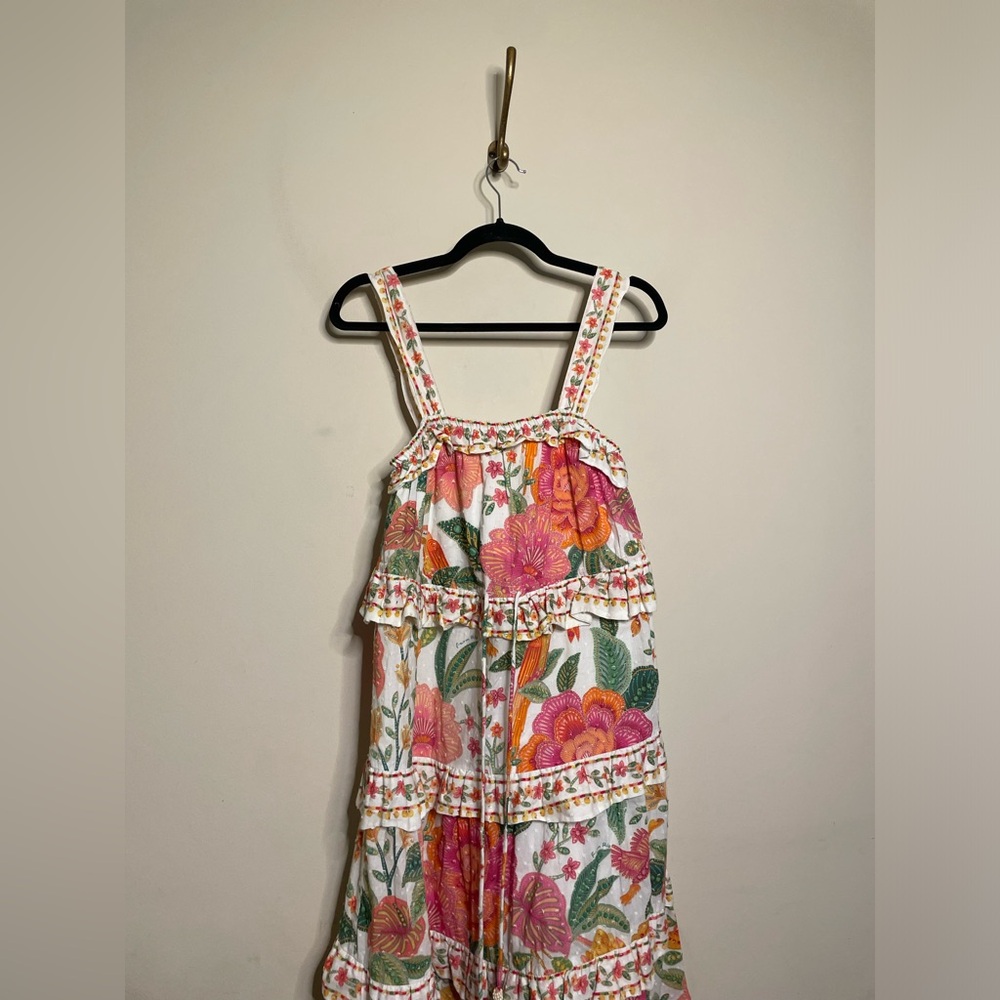 FARM Rio Macaw Bloom Ruffle Tiered Dress - Picture 12 of 15